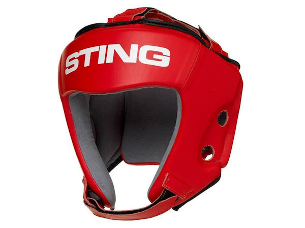 Sting AIBA England Boxing Approved Competition Head Guard Red